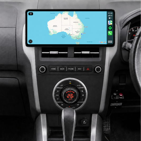 Holden Colorado (MyLink Compatible) 12.3" HD Large Screen (2012-2016) Plug & Play Head Unit Upgrade Kit: Car Radio with Wireless & Wired Apple CarPlay & Android Auto