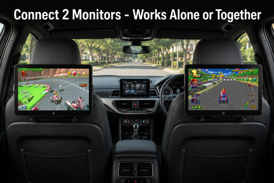 CJ INDUSTRIES 11.6" / 14" Inch HD Touchscreen Smart TV Standalone Car Headrest Entertainment System Monitor