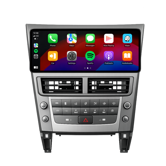 Lexus GS GS300/350/400/430/450/460  12.3" HD (2006-2012) Plug & Play Head Unit Upgrade Kit: Car Radio with Wireless & Wired Apple CarPlay & Android Auto