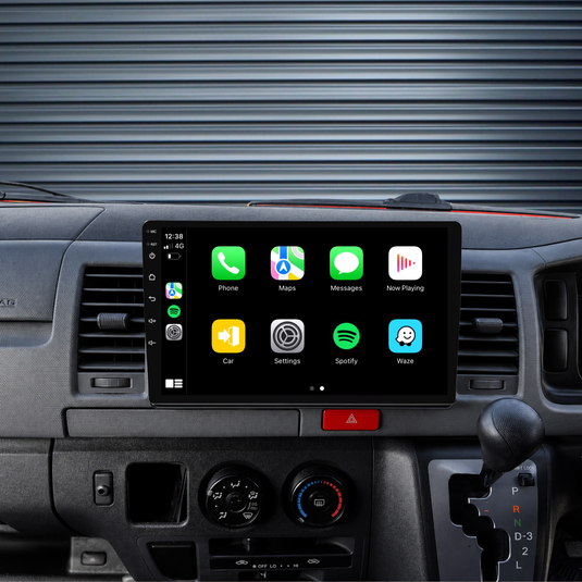 Toyota Hiace (2010-2018) Plug & Play Head Unit Upgrade Kit: Car Radio with Wireless & Wired Apple CarPlay & Android Auto