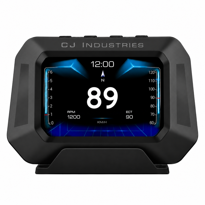 Load image into Gallery viewer, CJ INDUSTRIES Universal Car Head Up Display (HUD) System – GPS Speedometer Windshield Projection Screen for 4WD Truck Caravan &amp; Touring Vehicles
