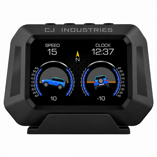 CJ INDUSTRIES Universal Car Head Up Display (HUD) System – GPS Speedometer Windshield Projection Screen for 4WD Truck Caravan & Touring Vehicles
