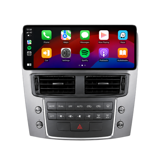 Lexus IS250 IS300  12.3" HD (2005-2013) Plug & Play Head Unit Upgrade Kit: Car Radio with Wireless & Wired Apple CarPlay & Android Auto