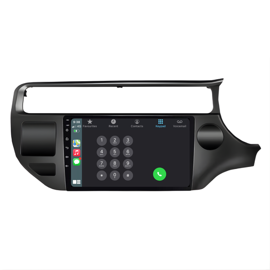 Kia Rio (2012-2016) Plug & Play Head Unit Upgrade Kit: Car Radio with Wireless & Wired Apple CarPlay & Android Auto