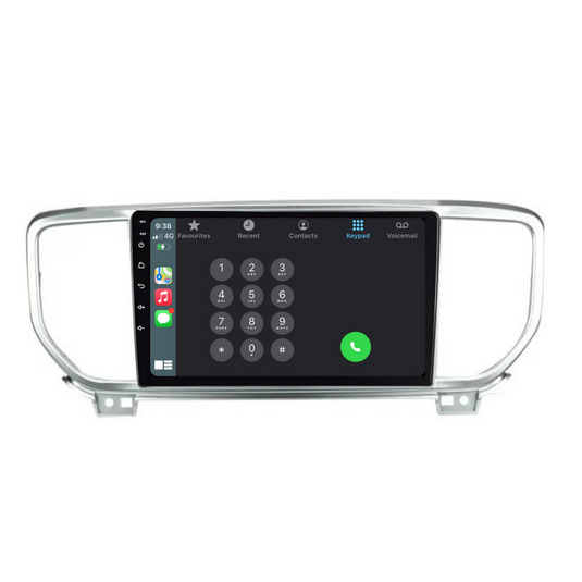 Kia Sportage / KX5 (2018-2021) Plug & Play Head Unit Upgrade Kit: Car Radio with Wireless & Wired Apple CarPlay & Android Auto
