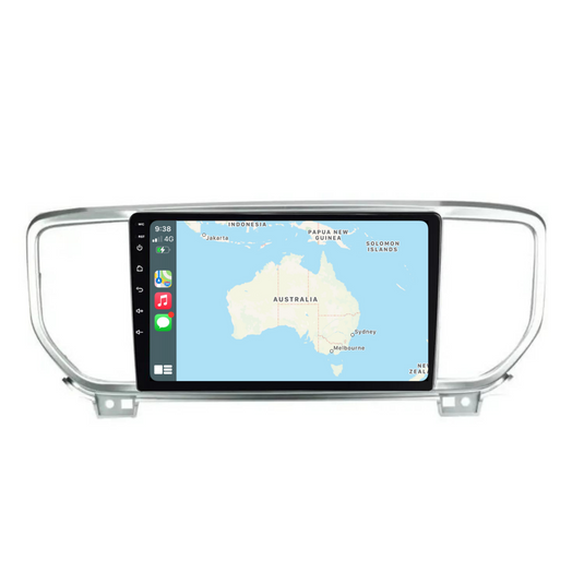 Kia Sportage / KX5 (2018-2021) Plug & Play Head Unit Upgrade Kit: Car Radio with Wireless & Wired Apple CarPlay & Android Auto