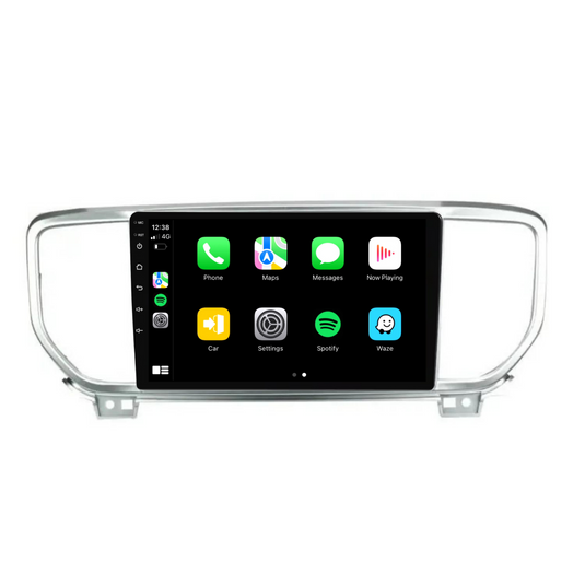 Kia Sportage / KX5 (2018-2021) Plug & Play Head Unit Upgrade Kit: Car Radio with Wireless & Wired Apple CarPlay & Android Auto