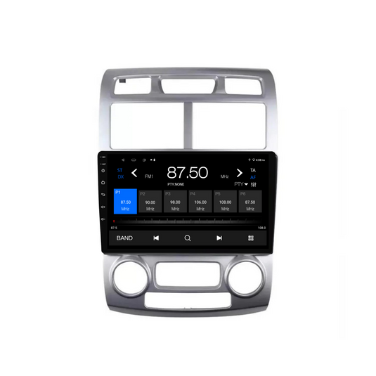 Kia Sportage (2005-2010) Plug & Play Head Unit Upgrade Kit: Car Radio with Wireless & Wired Apple CarPlay & Android Auto