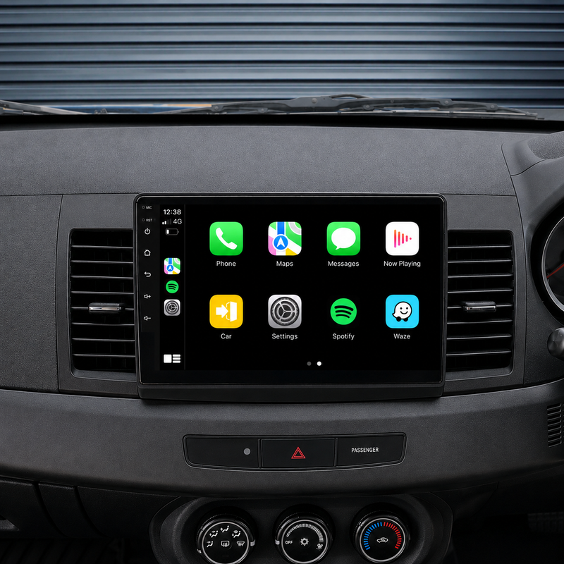 Load image into Gallery viewer, Mitsubishi Lancer CJ (2008-2018) Plug &amp; Play Head Unit Upgrade Kit: Car Radio with Wireless &amp; Wired Apple CarPlay &amp; Android Auto
