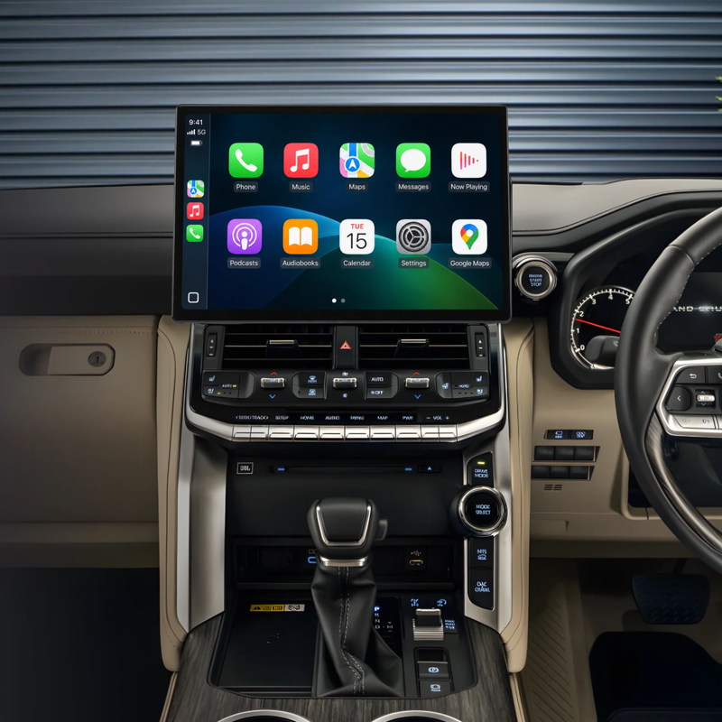 Load image into Gallery viewer, Toyota Landcruiser LC300 300 Series 13.1" HD Ultra Size (2021 - 2025) Plug &amp; Play Head Unit Upgrade Kit: Car Radio with Wireless &amp; Wired Apple CarPlay &amp; Android Auto
