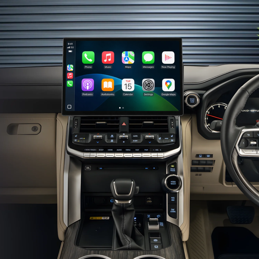 Toyota Landcruiser LC300 300 Series 13.1" HD Ultra Size (2021 - 2025) Plug & Play Head Unit Upgrade Kit: Car Radio with Wireless & Wired Apple CarPlay & Android Auto