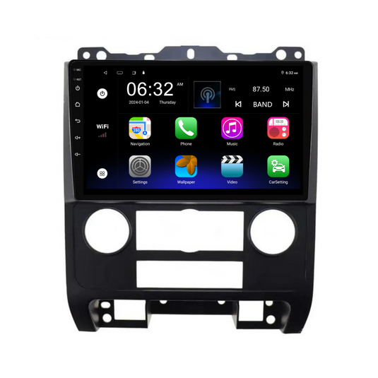 Mazda Tribute / Ford Escape / Ford Kuga (2007-2012) Plug & Play Head Unit Upgrade Kit: Car Radio with Wireless & Wired Apple CarPlay & Android Auto