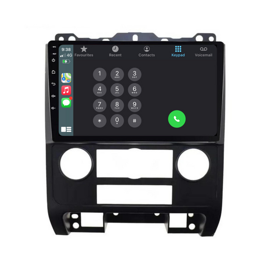 Mazda Tribute / Ford Escape / Ford Kuga (2007-2012) Plug & Play Head Unit Upgrade Kit: Car Radio with Wireless & Wired Apple CarPlay & Android Auto