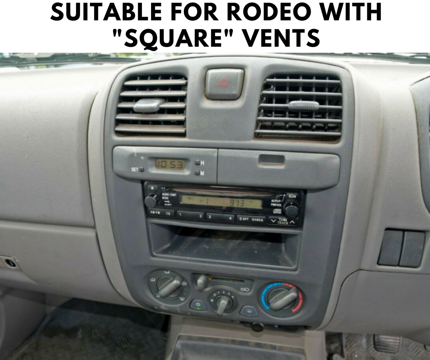 Holden Rodeo RA (2003-2008) Plug & Play Head Unit Upgrade Kit: Car Rad ...