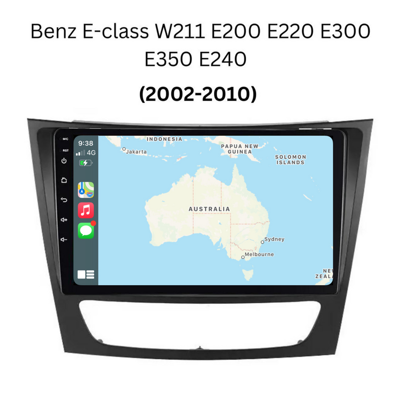 Load image into Gallery viewer, Mercedes Benz E-Class W211 (2002-2010) Plug &amp; Play Head Unit Upgrade Kit: Car Radio with Wireless &amp; Wired Apple CarPlay &amp; Android Auto
