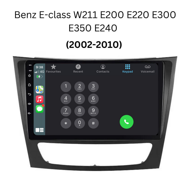 Load image into Gallery viewer, Mercedes Benz E-Class W211 (2002-2010) Plug &amp; Play Head Unit Upgrade Kit: Car Radio with Wireless &amp; Wired Apple CarPlay &amp; Android Auto
