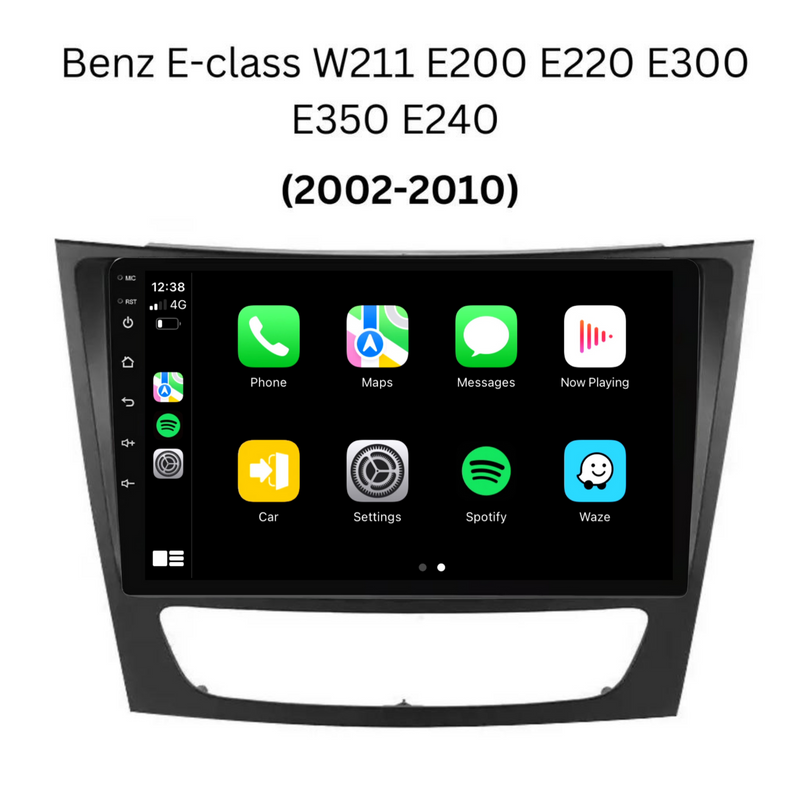 Load image into Gallery viewer, Mercedes Benz E-Class W211 (2002-2010) Plug &amp; Play Head Unit Upgrade Kit: Car Radio with Wireless &amp; Wired Apple CarPlay &amp; Android Auto
