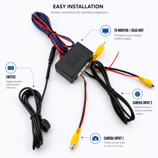 CJ INDUSTRIES Dual Reverse Camera Switching Module