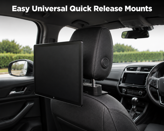 CJ INDUSTRIES 11.6" / 14" Inch HD Touchscreen Smart TV Standalone Car Headrest Entertainment System Monitor