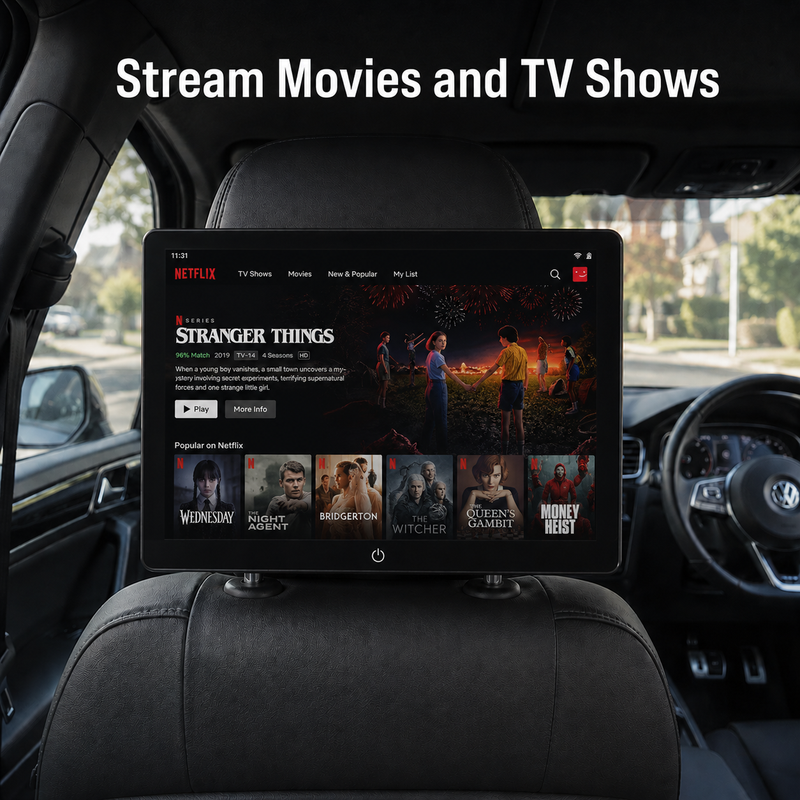 Load image into Gallery viewer, CJ INDUSTRIES 11.6" / 14" Inch HD Touchscreen Smart TV Standalone Car Headrest Entertainment System Monitor
