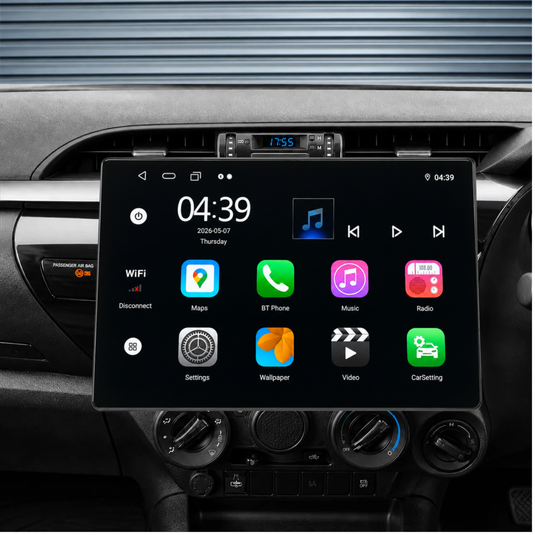 Toyota Hilux N80 / SR5 (2014-2022) 13.1" HD Ultra-Large Plug & Play Head Unit Upgrade Kit: Car Radio with Wireless & Wired Apple CarPlay & Android Auto