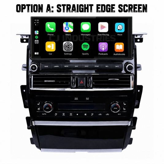 Nissan Patrol Y62 Ti / Ti-L / Warrior (2010 - 2024) 12.3" HD Plug & Play Head Unit Upgrade Kit: Car Radio with Wireless & Wired Apple CarPlay & Android Auto