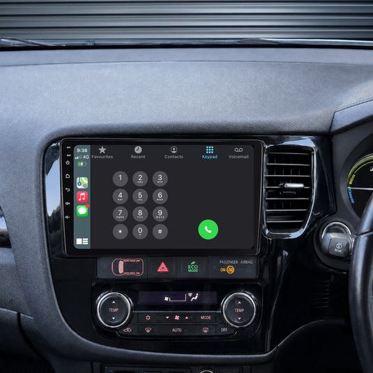 Mitsubishi Outlander (2012-2020) Plug & Play Head Unit Upgrade Kit: Car Radio with Wireless & Wired Apple CarPlay & Android Auto