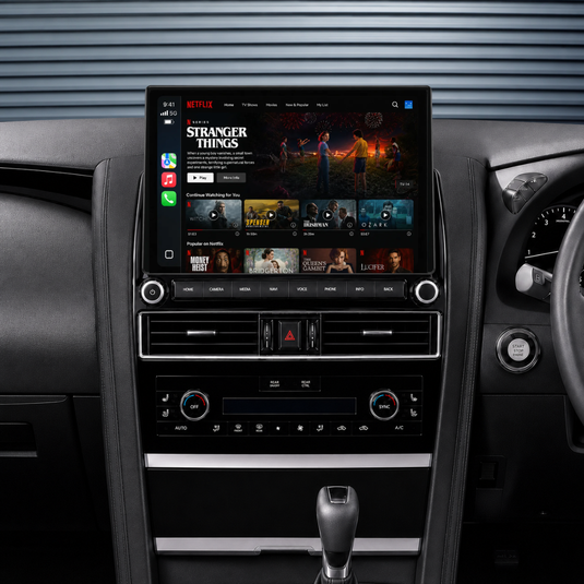 Nissan Patrol Y62 Ti / Ti-L / Warrior (2010 - 2024) 13.1" HD Large Plug & Play Head Unit Upgrade Kit: Car Radio with Wireless & Wired Apple CarPlay & Android Auto