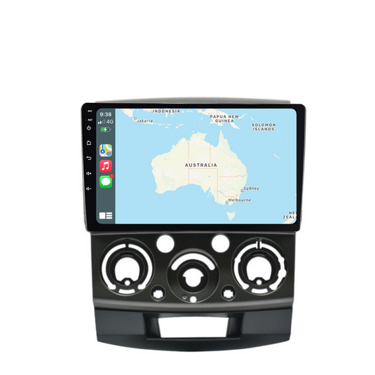 Ford Ranger (2006-2010) Plug & Play Head Unit Upgrade Kit: Car Radio with Wireless & Wired Apple CarPlay & Android Auto