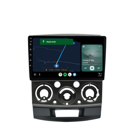 Ford Ranger (2006-2010) Plug & Play Head Unit Upgrade Kit: Car Radio with Wireless & Wired Apple CarPlay & Android Auto