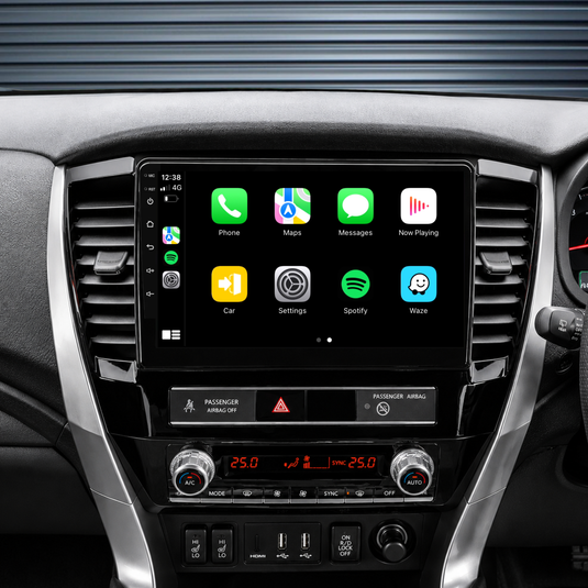 Mitsubishi Pajero Sport (2020-2024) Plug & Play Head Unit Upgrade Kit: Car Radio with Wireless & Wired Apple CarPlay & Android Auto