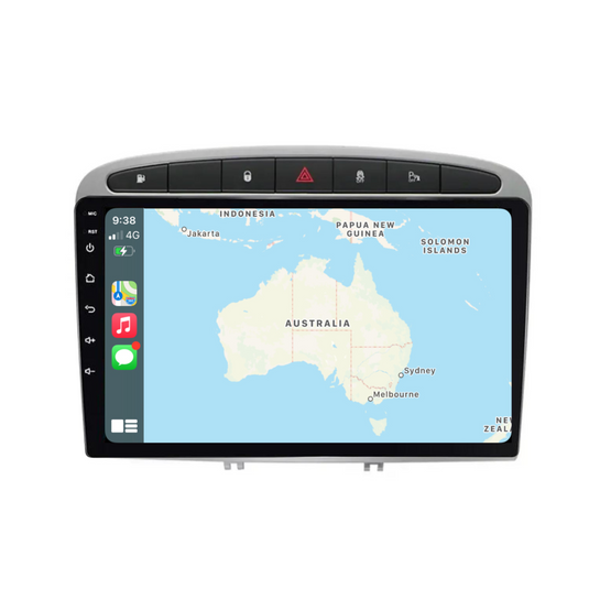 Peugeot 308/408 (2008-2016) Plug & Play Head Unit Upgrade Kit: Car Radio with Wireless & Wired Apple CarPlay & Android Auto