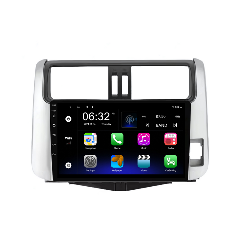 Load image into Gallery viewer, Toyota Prado (2010-2013) Plug &amp; Play Head Unit Upgrade Kit: Car Radio with Wireless &amp; Wired Apple CarPlay &amp; Android Auto
