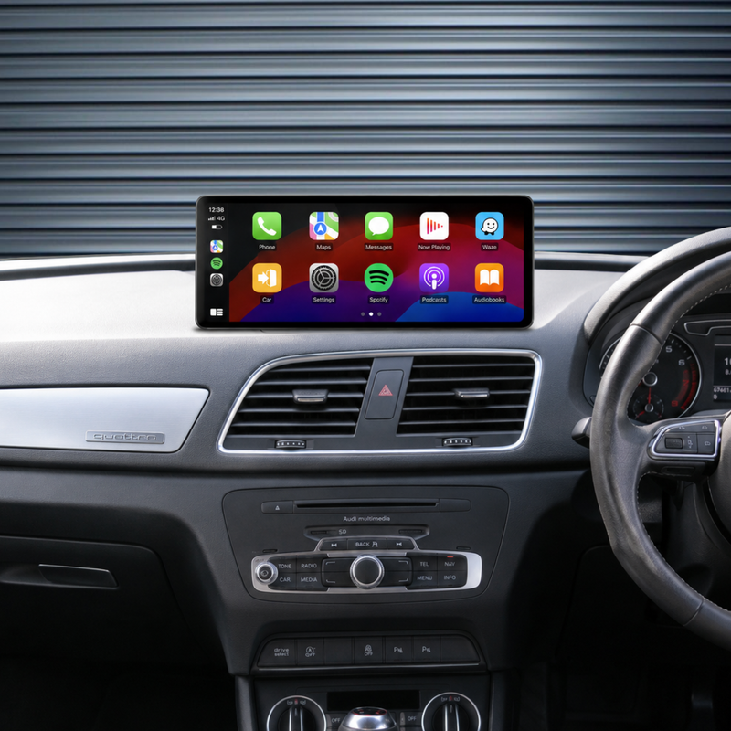 Load image into Gallery viewer, Audi Q3 / RSQ3 / 8U (2012-2018) Plug &amp; Play Head Unit Upgrade Kit: Car Radio with Wireless &amp; Wired Apple CarPlay &amp; Android Auto
