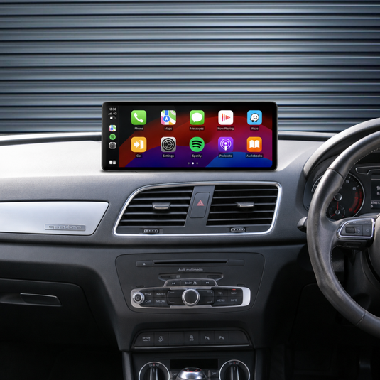 Audi Q3 / RSQ3 / 8U (2012-2018) Plug & Play Head Unit Upgrade Kit: Car Radio with Wireless & Wired Apple CarPlay & Android Auto