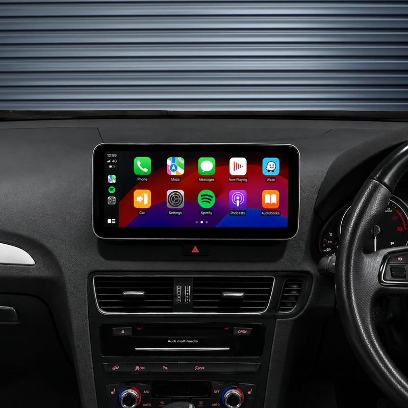 Load image into Gallery viewer, Audi Q5 (2009-2019) Plug &amp; Play Head Unit Upgrade Kit: Car Radio with Wireless &amp; Wired Apple CarPlay &amp; Android Auto
