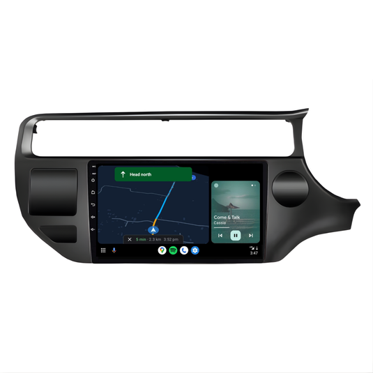 Kia Rio (2012-2016) Plug & Play Head Unit Upgrade Kit: Car Radio with Wireless & Wired Apple CarPlay & Android Auto