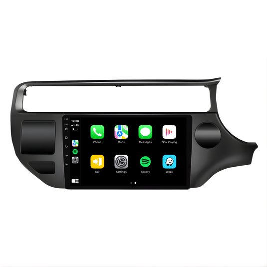 Kia Rio (2012-2016) Plug & Play Head Unit Upgrade Kit: Car Radio with Wireless & Wired Apple CarPlay & Android Auto