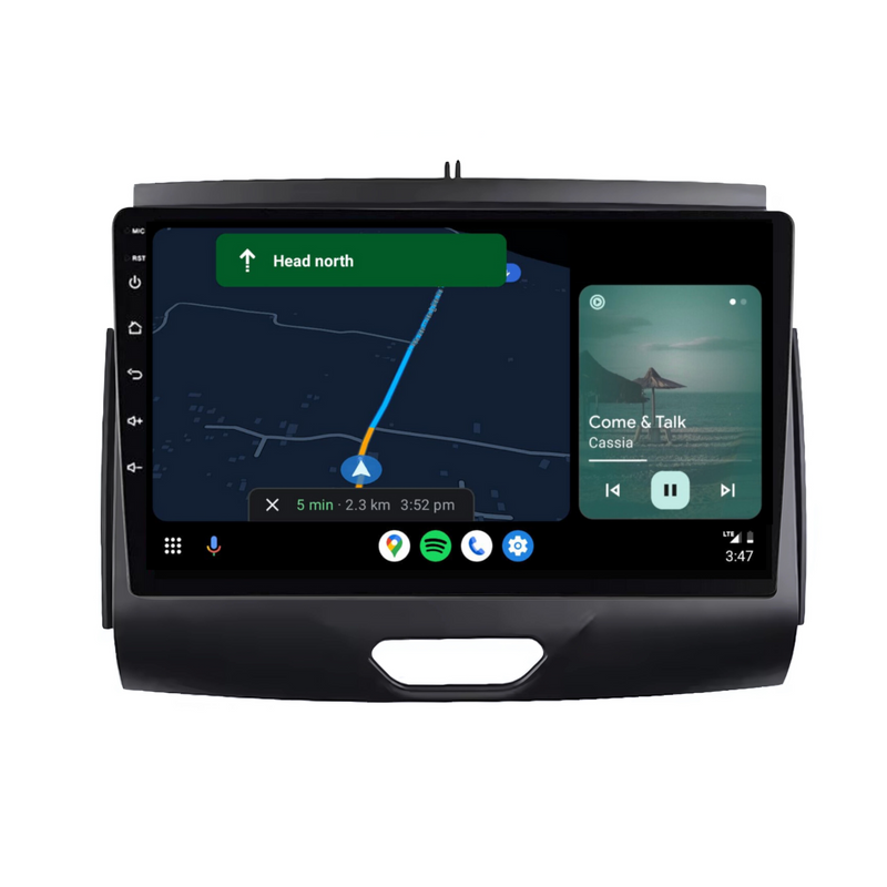 Load image into Gallery viewer, Ford Ranger / Everest BLACK (2015-2020) Plug &amp; Play Head Unit Upgrade Kit: Car Radio with Wireless &amp; Wired Apple CarPlay &amp; Android Auto
