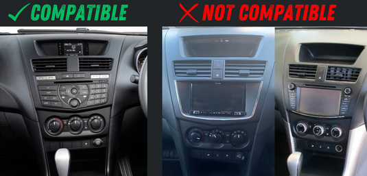 Mazda BT-50 (2012-2017) Plug & Play Head Unit Upgrade Kit: Car Radio with Wireless & Wired Apple CarPlay & Android Auto