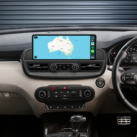 Kia Sorento (2015-2018) 12.3" HD Large Screen (2014-2018) Plug & Play Head Unit Upgrade Kit: Car Radio with Wireless & Wired Apple CarPlay & Android Auto