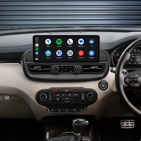 Kia Sorento (2015-2018) 12.3" HD Large Screen (2014-2018) Plug & Play Head Unit Upgrade Kit: Car Radio with Wireless & Wired Apple CarPlay & Android Auto
