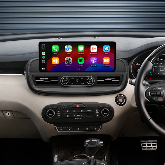 Kia Sorento (2015-2018) 12.3" HD Large Screen (2014-2018) Plug & Play Head Unit Upgrade Kit: Car Radio with Wireless & Wired Apple CarPlay & Android Auto