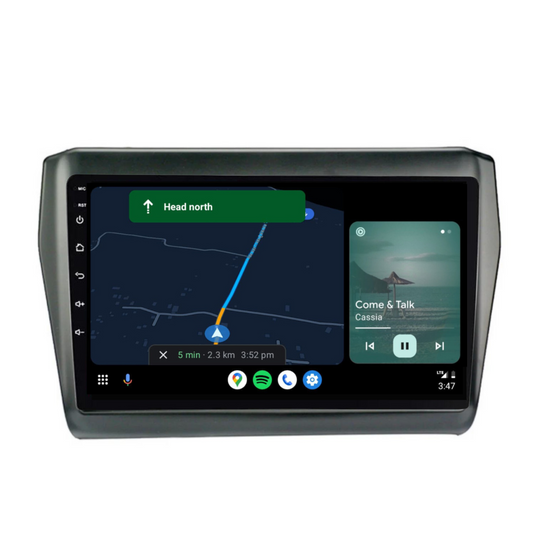 Suzuki Swift (2017-2023) Plug & Play Head Unit Upgrade Kit: Car Radio with Wireless & Wired Apple CarPlay & Android Auto