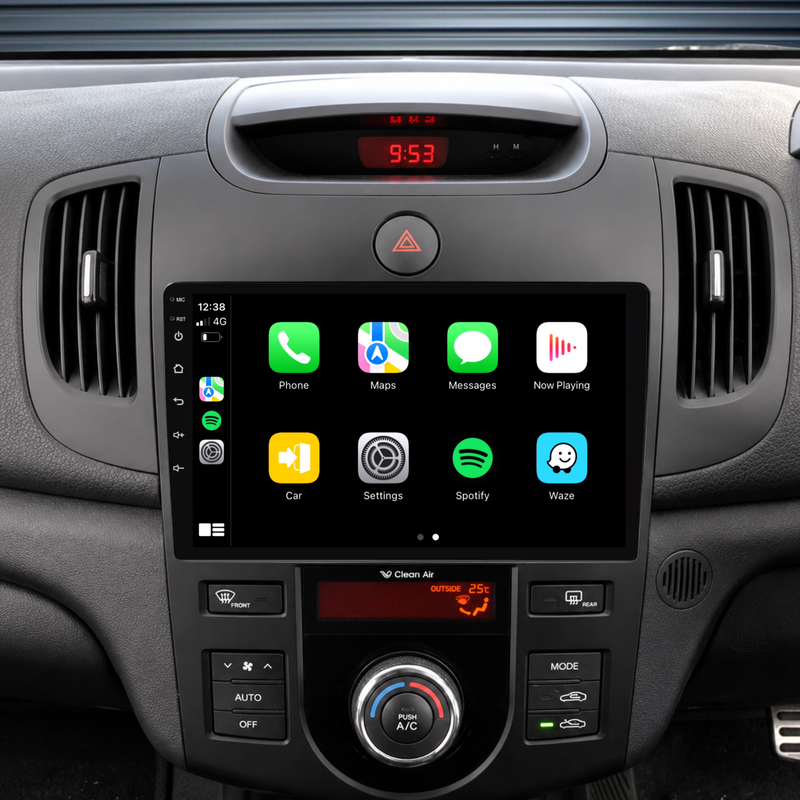 Load image into Gallery viewer, Kia Cerato TD Koup (2008-2013) Plug &amp; Play Head Unit Upgrade Kit: Car Radio with Wireless &amp; Wired Apple CarPlay &amp; Android Auto
