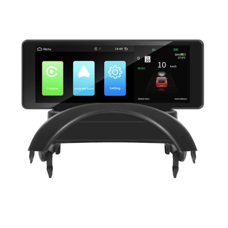 Load image into Gallery viewer, CJ INDUSTRIES 6.9" Apple CarPlay / Android Auto Touchscreen Radio Add-on for Tesla Model 3/Y
