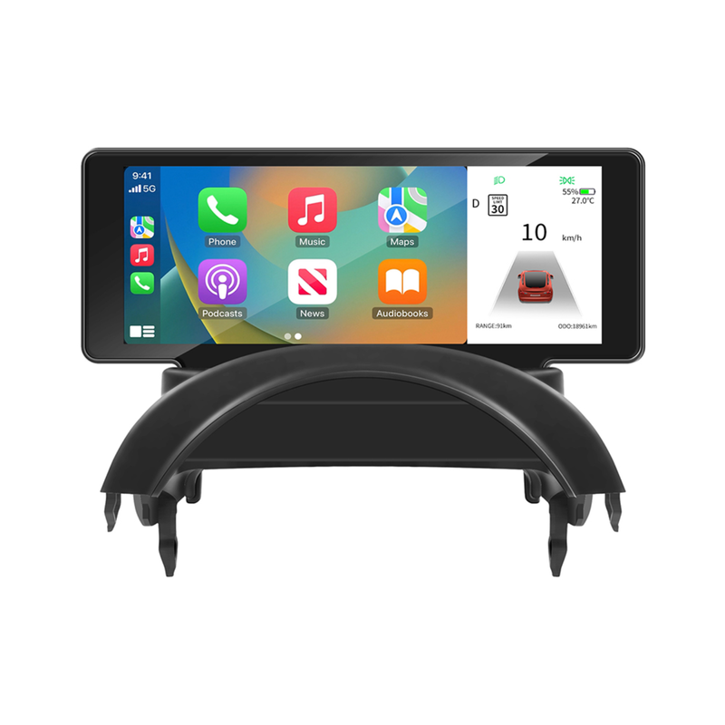 Load image into Gallery viewer, CJ INDUSTRIES 6.9" Apple CarPlay / Android Auto Touchscreen Radio Add-on for Tesla Model 3/Y

