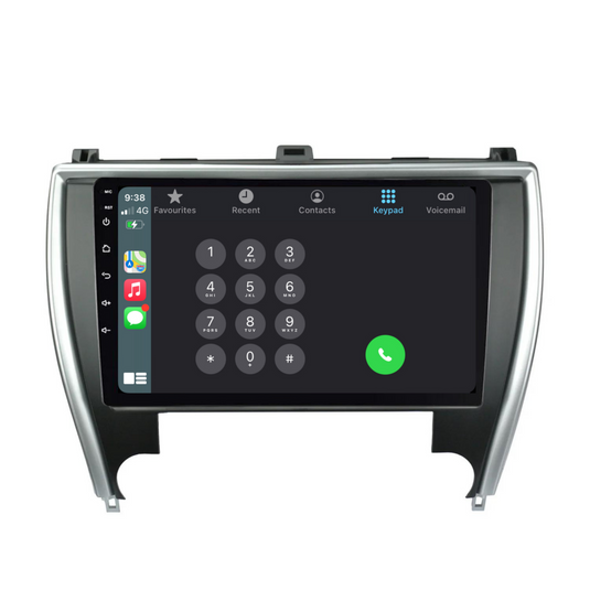 Toyota Camry SA/MEA (2015-2017) Plug & Play Head Unit Upgrade Kit: Car Radio with Wireless & Wired Apple CarPlay & Android Auto