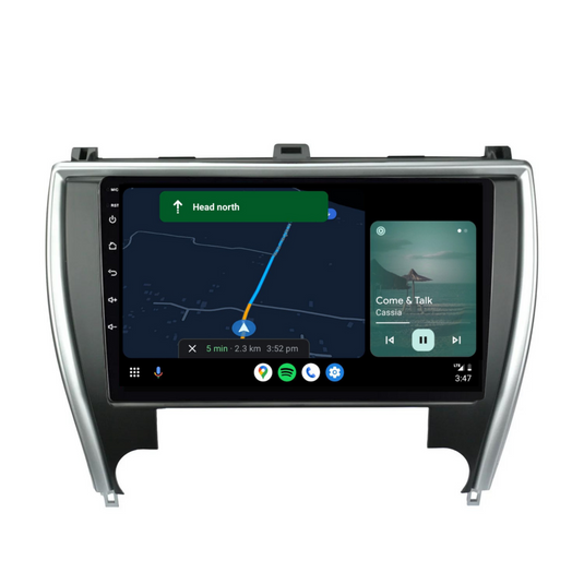 Toyota Camry SA/MEA (2015-2017) Plug & Play Head Unit Upgrade Kit: Car Radio with Wireless & Wired Apple CarPlay & Android Auto