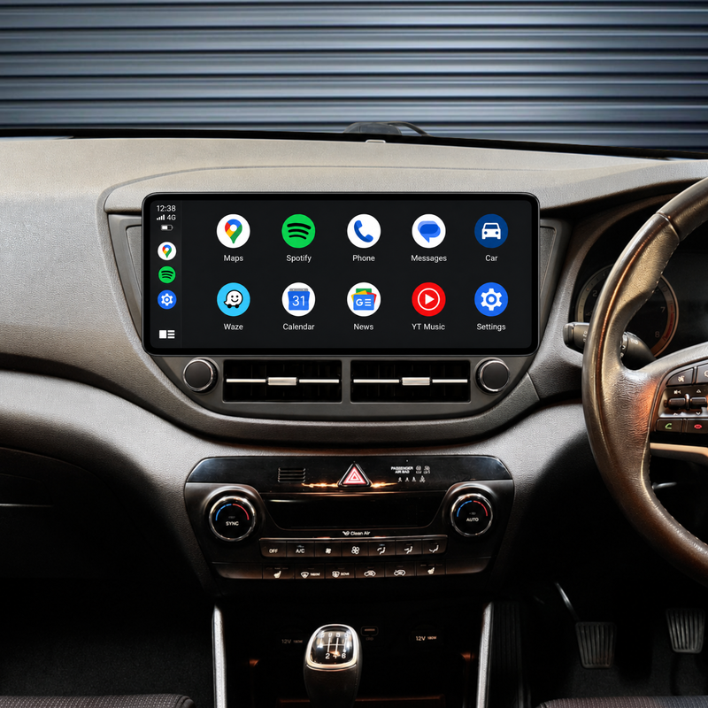 Load image into Gallery viewer, Hyundai Tucson / IX35 (2015-2018) 12.3" HD Large Screen (2014-2018) Plug &amp; Play Head Unit Upgrade Kit: Car Radio with Wireless &amp; Wired Apple CarPlay &amp; Android Auto
